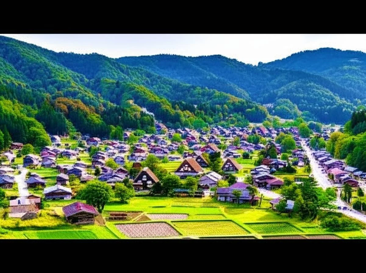روستای شیراکاواگو ژاپن Shirakawa-go