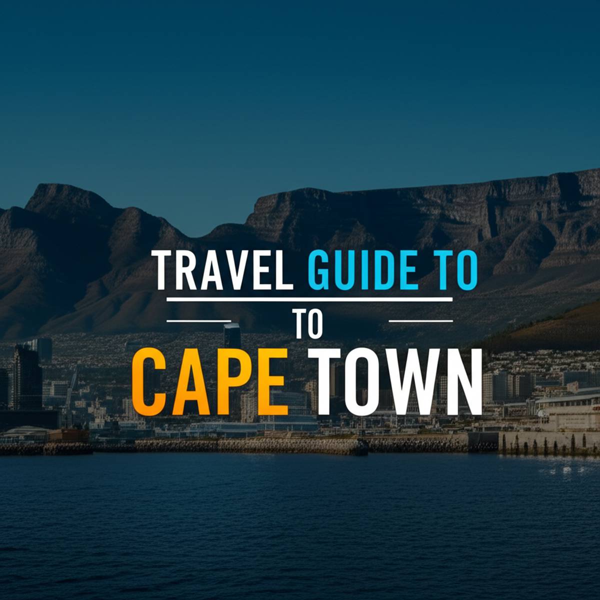 راهنمای مسافرتی به کیپ تاون Travel Guide To Cape Town
