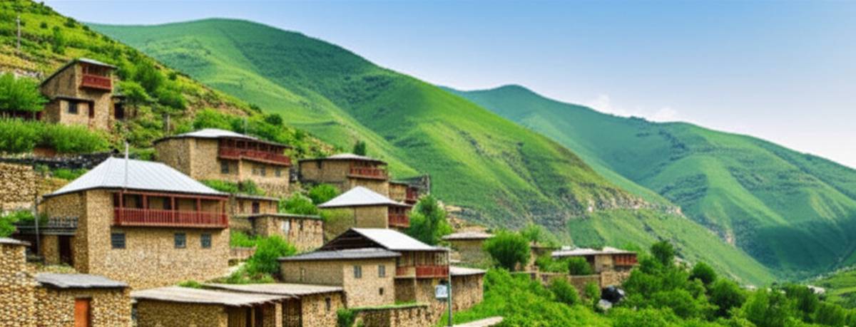 روستای نگل کردستان - نگین سبز با قرآن تاریخی