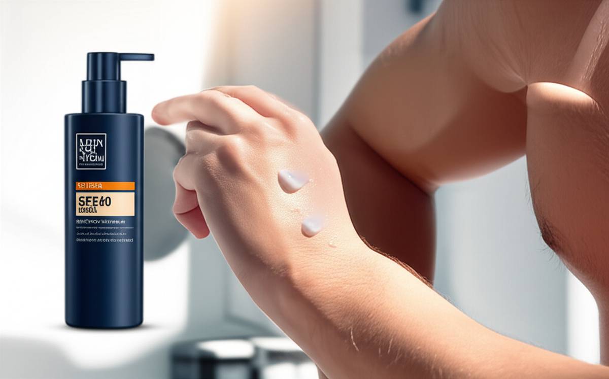 نقد و بررسی کرم ضد آفتاب سان سیف آقایان فاقد چربی SPF40