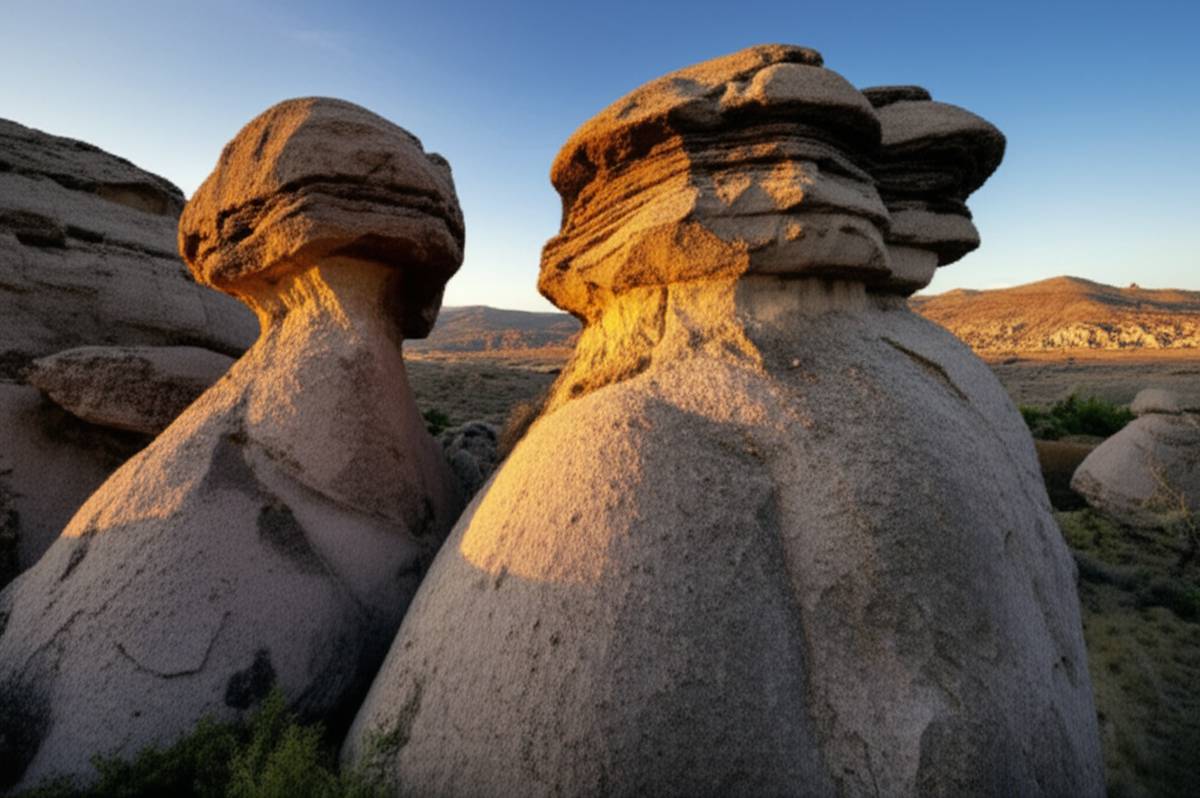 روستای خُرنج - سرزمین سنگ های عظیم الجثه با اشکال شگفت انگیز