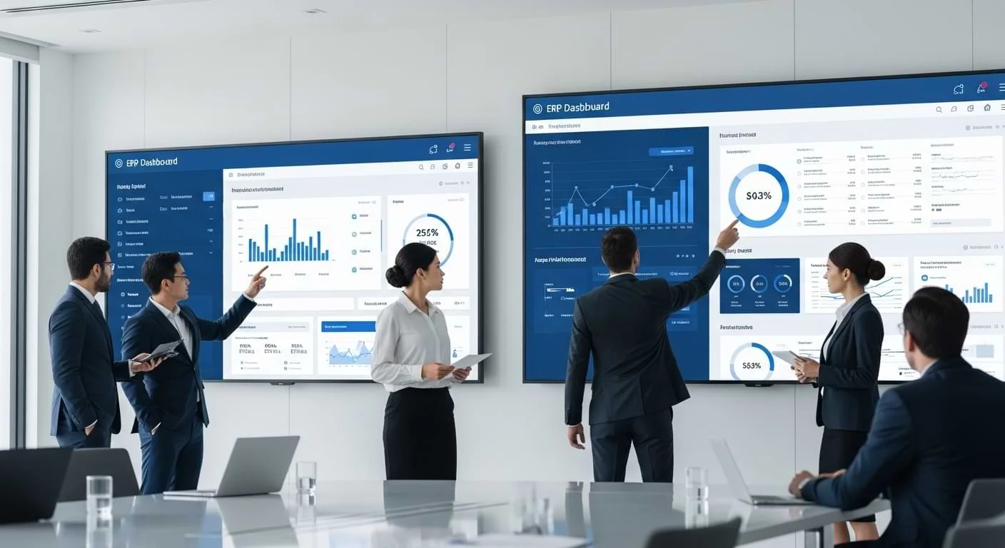 بررسی نقش ERP در تصمیم‌گیری مدیریتی از داشبورد تا گزارشات تحلیلی